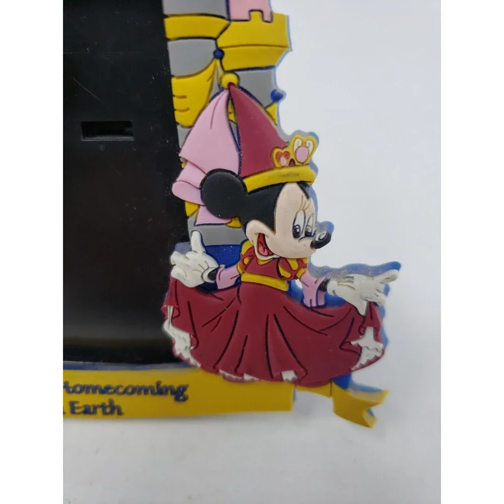 Disneyland 50th Photo Picture Frame Rubber Micky Minnie Mouse Homecoming Disney